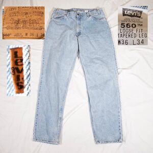 Levi's Orange Tab 560 Vintage 1996 36x34